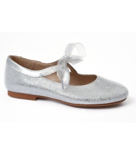 Zapato plata de ceremonia para niña