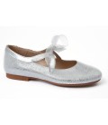 Zapato plata de ceremonia para niña