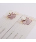 Guantes adorno flor para primera comunión