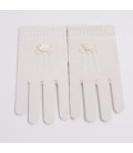 Guantes flor pequeña para primera comunión