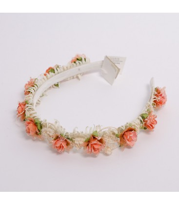 Diadema de flores para primera comunión