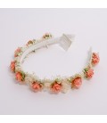 Diadema de flores para primera comunión