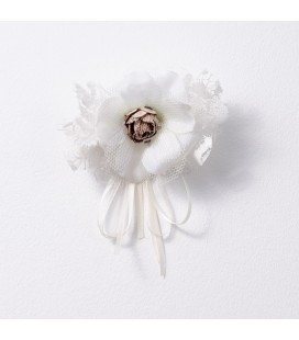 Tocado flor para primera comunión