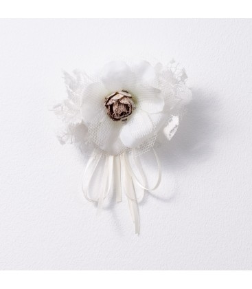 Adorno flor para primera comunión