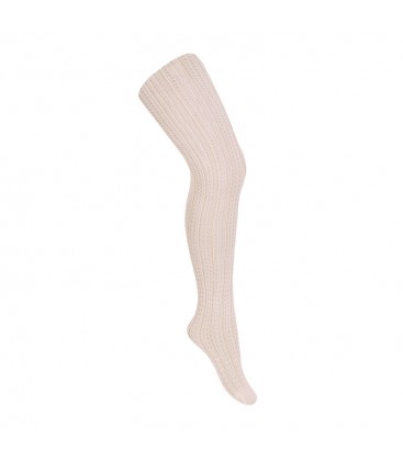 Panty calado para niña de Cóndor - Rosa