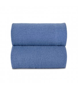 Cóndor - Calcetines altos básicos punto liso - Azul francia