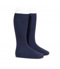 Cóndor - Calcetines altos básicos punto liso - Marino