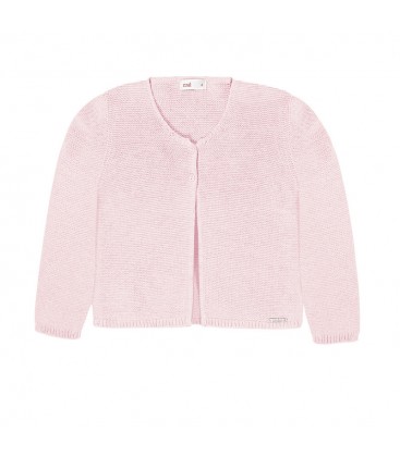 Cóndor - Chaqueta larga punto bobo - Rosa