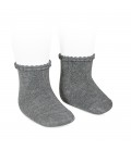 Cóndor - Calcetines cortos puño labrado - Gris claro