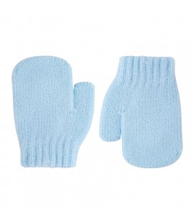 Manoplas con dedo de Cóndor - Azul bebé