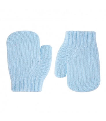 Manoplas con dedo de Cóndor - Azul bebé