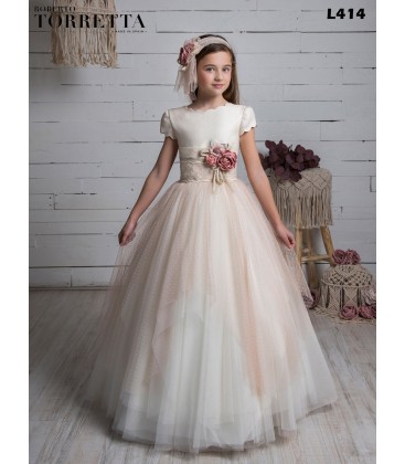 Roberto Torretta - Vestido primera comunión maquillaje tul