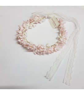 Juana Sánchez - Corona de flores para primera comunión