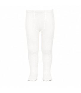 Cóndor - Leotardos perlé calados - Blanco