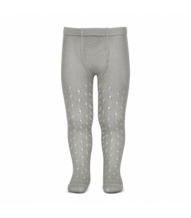 Cóndor - Leotardos perlé calados - Aluminio