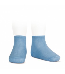 Cóndor - Calcetines tobilleros algodón elástico - Azulado