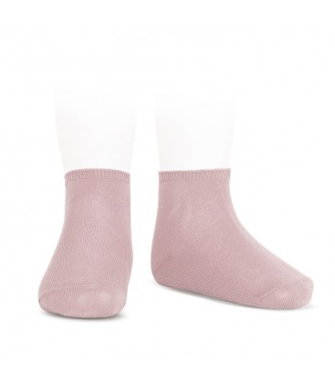 Cóndor - Calcetines tobilleros algodón elástico - Rosa palo