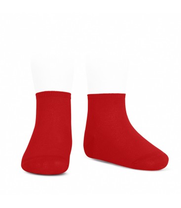 Cóndor - Calcetines tobilleros algodón elástico - Rojo