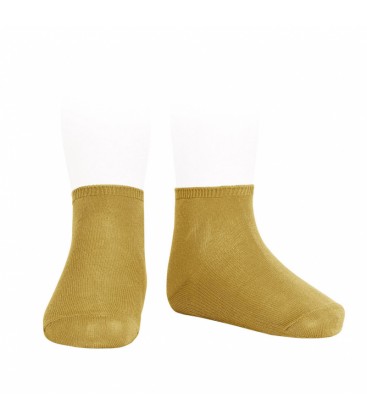 Cóndor - Calcetines tobilleros algodón elástico - Mostaza