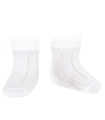 Cóndor - Calcetines cortos labrados - Blanco