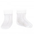 Cóndor - Calcetines cortos labrados - Blanco