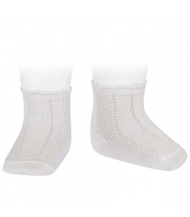Cóndor - Calcetines cortos labrados - Nata