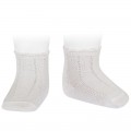 Cóndor - Calcetines cortos labrados - Nata