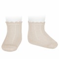 Cóndor - Calcetines cortos labrados - Lino