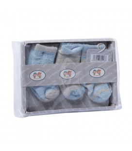 Gamberritos - Juego calcetines para bebé (3 pares)