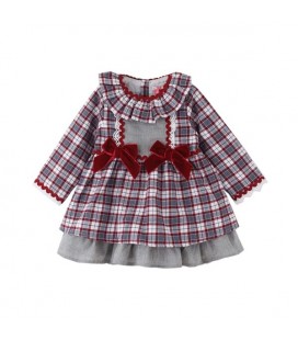 Newness - Vestido cuadros para bebé