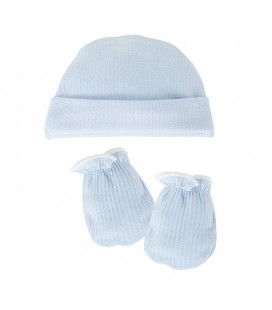 Calamaro Baby - Pack gorro y manoplas Canastilla