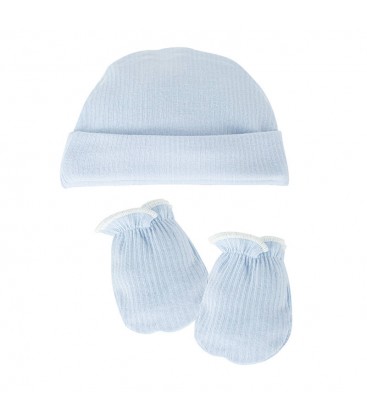 Calamaro Baby - Pack gorro y manoplas Canastilla