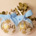 Bola navidad personalizada Hilos Lazo