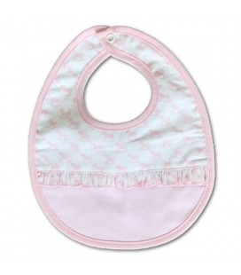 Valentina bebés - Babero balancín rosa bebé