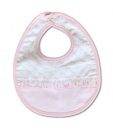 Valentina bebés - Babero balancín rosa bebé