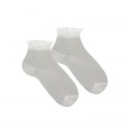 Cóndor - Calcetines tobilleros plumeti puño - Nata