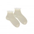 Cóndor - Calcetines tobilleros plumeti puño - Lino