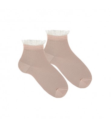 Cóndor - Calcetines tobilleros plumeti puño - Nude