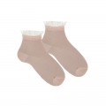 Cóndor - Calcetines tobilleros plumeti puño - Nude