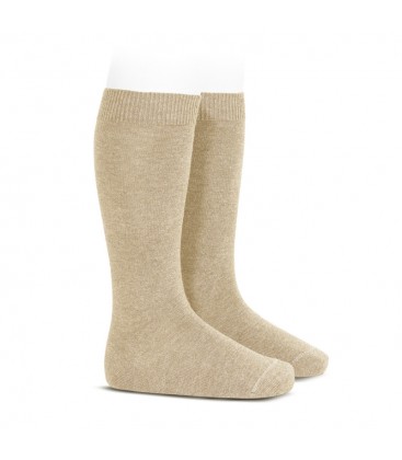 Cóndor - Calcetines altos básicos punto liso - Turrón
