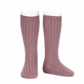 Cóndor - Calcetines altos canalé básicos - Iris