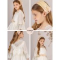 Carmy - Vestido romántico tul bordado primera comunión