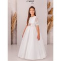 Carmy - Vestido organza mate primera comunión