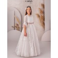 Carmy - Vestido primera comunión tul bordado