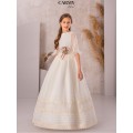 Carmy - Vestido primera comunión tul falda rizada