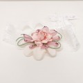 Floritur - Cinta para bebé flor rosa empolvado
