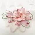 Floritur - Cinta para bebé flor rosa empolvado