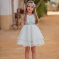 Mimilú - Vestido de ceremonia aguamarina para niña