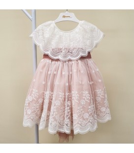Mamen - Vestido arras tul bordado