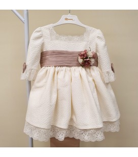 Mamen - Vestido arras piqué